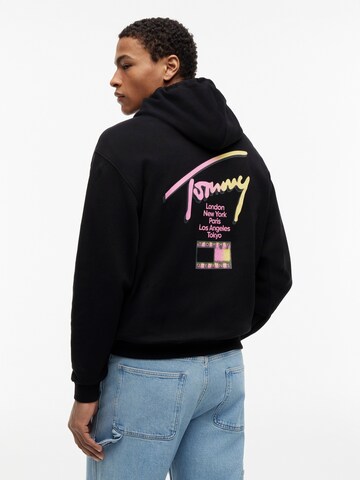 Sweat-shirt Tommy Jeans en noir : devant
