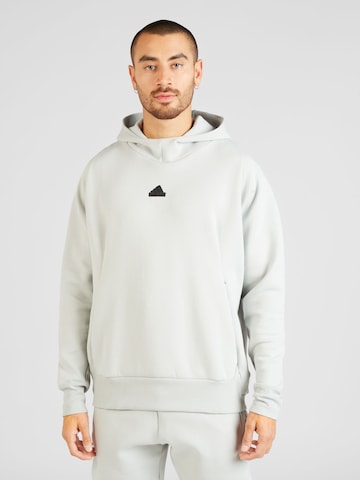 ADIDAS SPORTSWEAR Sport sweatshirt 'New Z.N.E. Premium' i grå: framsida