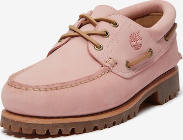 rožinė TIMBERLAND Mokasinai 'Boat': priekis
