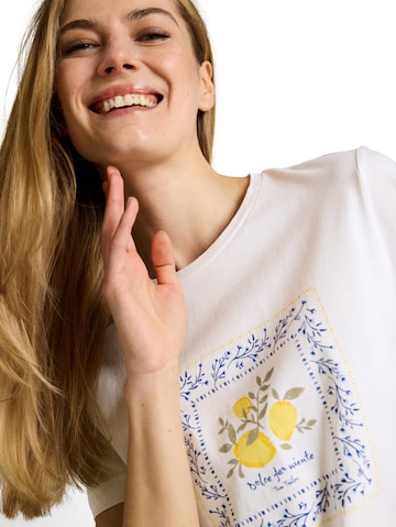 TOM TAILOR - Camiseta en blanco