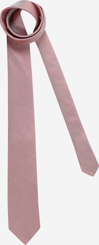 BOSS Tie in Pink: front