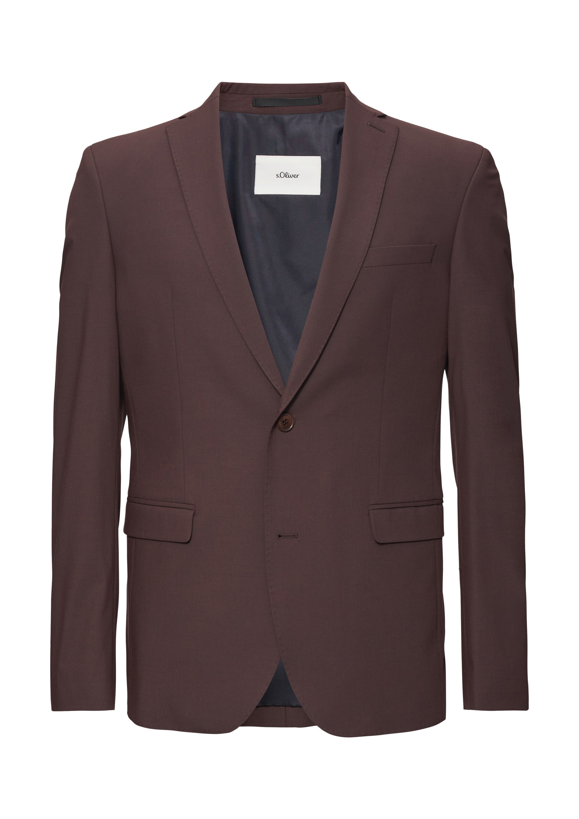 s.Oliver BLACK LABEL Regularny krój Pintsak w kolorze brązowy: przód