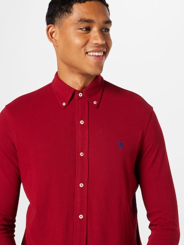 Polo Ralph Lauren Slim fit Button Up Shirt in Red