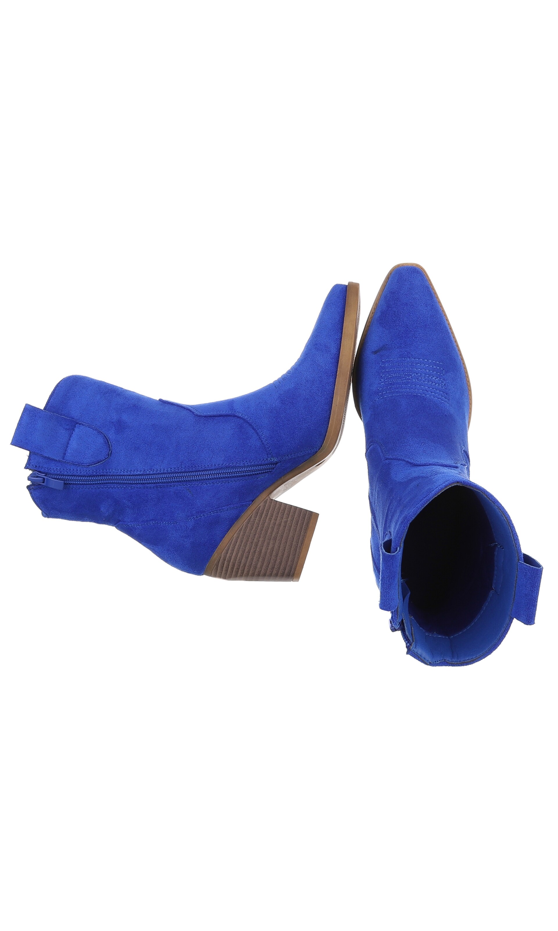 Ital-Design Cowboy Boots in Blue