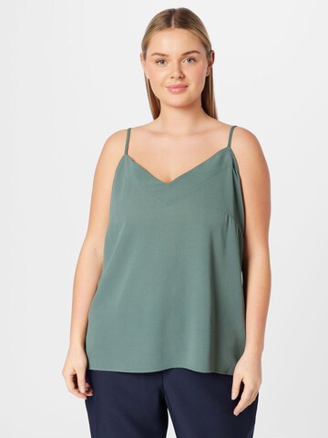 ONLY Carmakoma Blouse 'LUXMIE' in Green: front