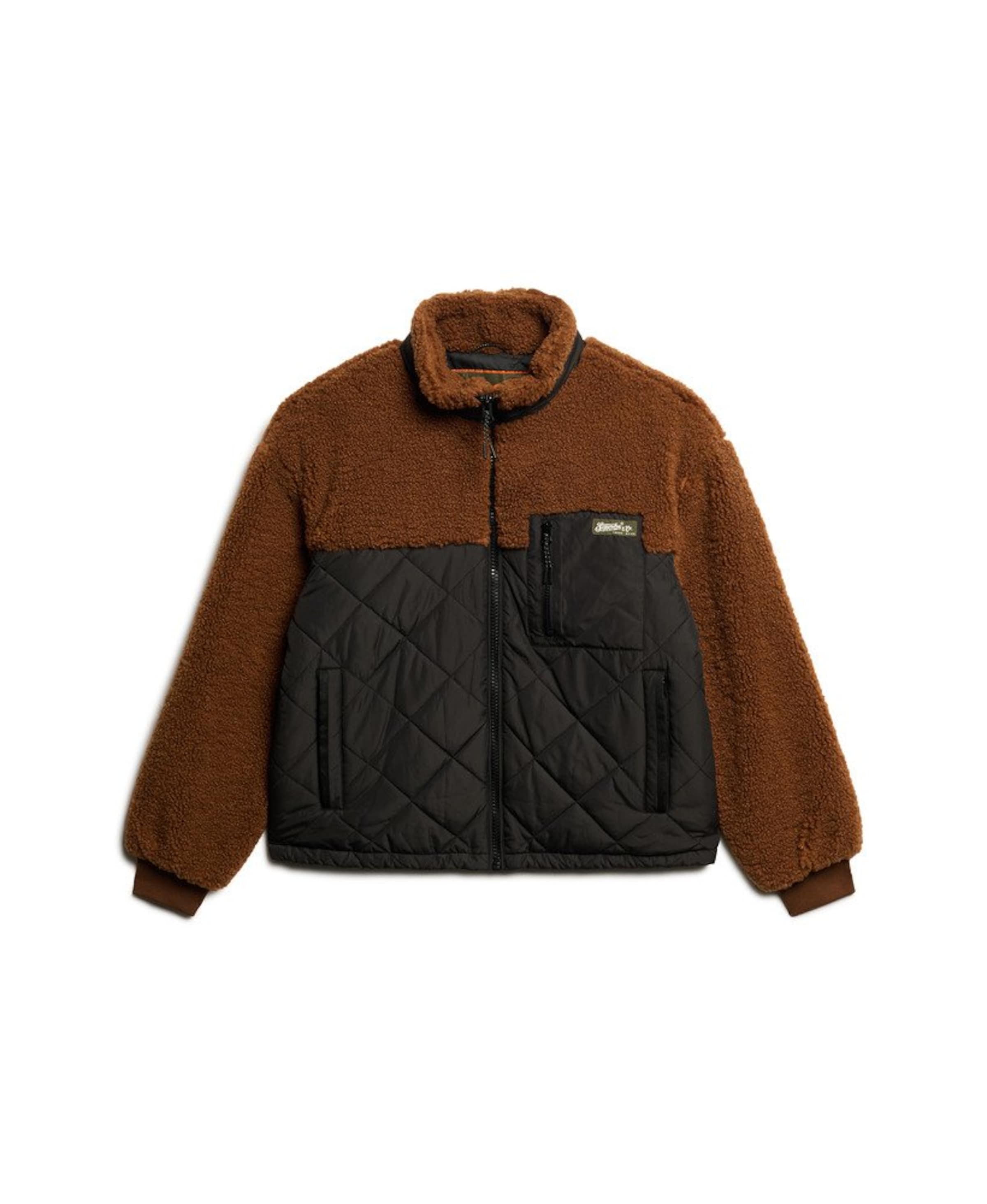 Superdry Winterjas in Bruin: voorkant