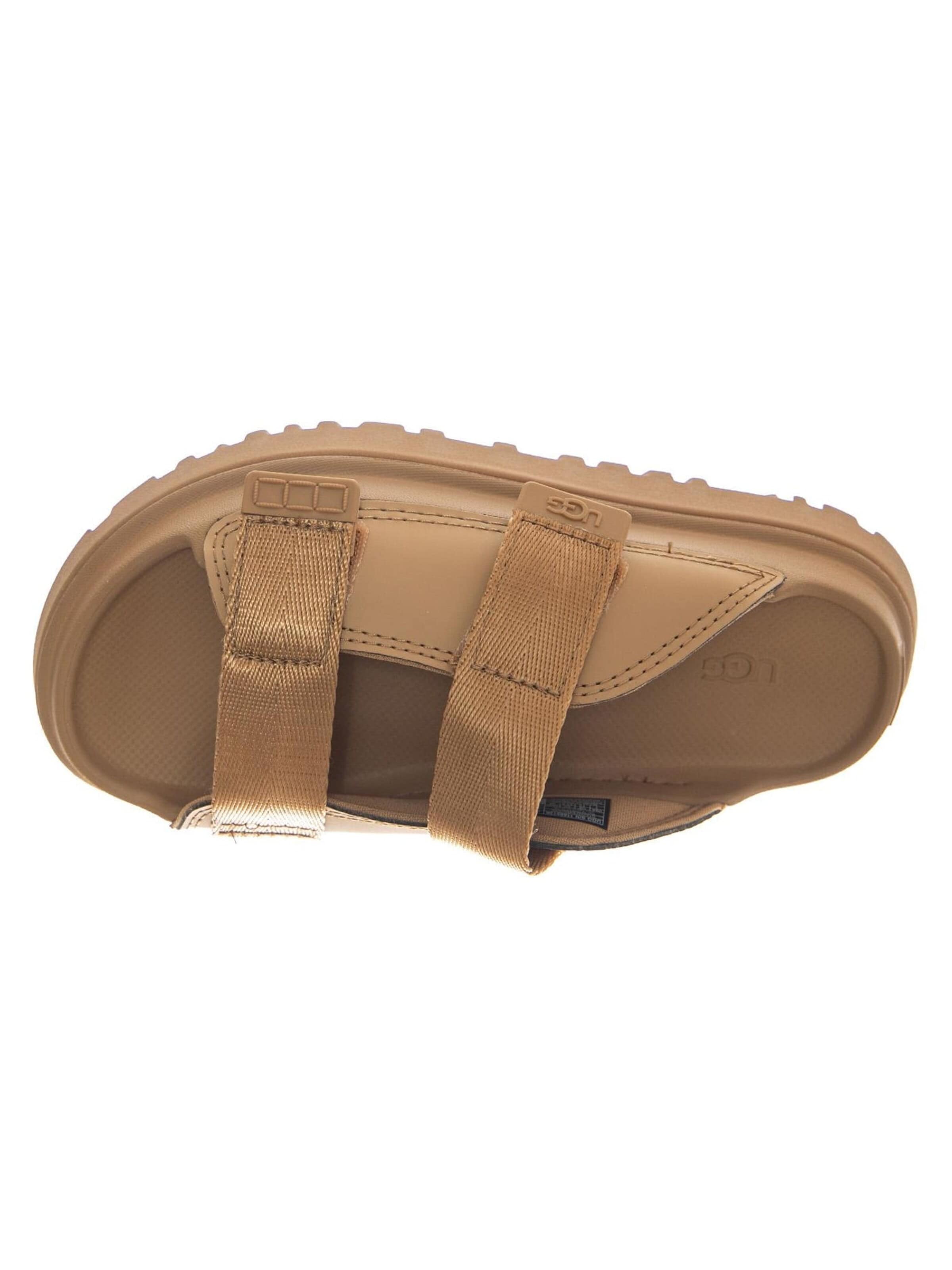 UGG Sandal 'K GOLDENGLOW SLIDE DARK SAND' in Beige