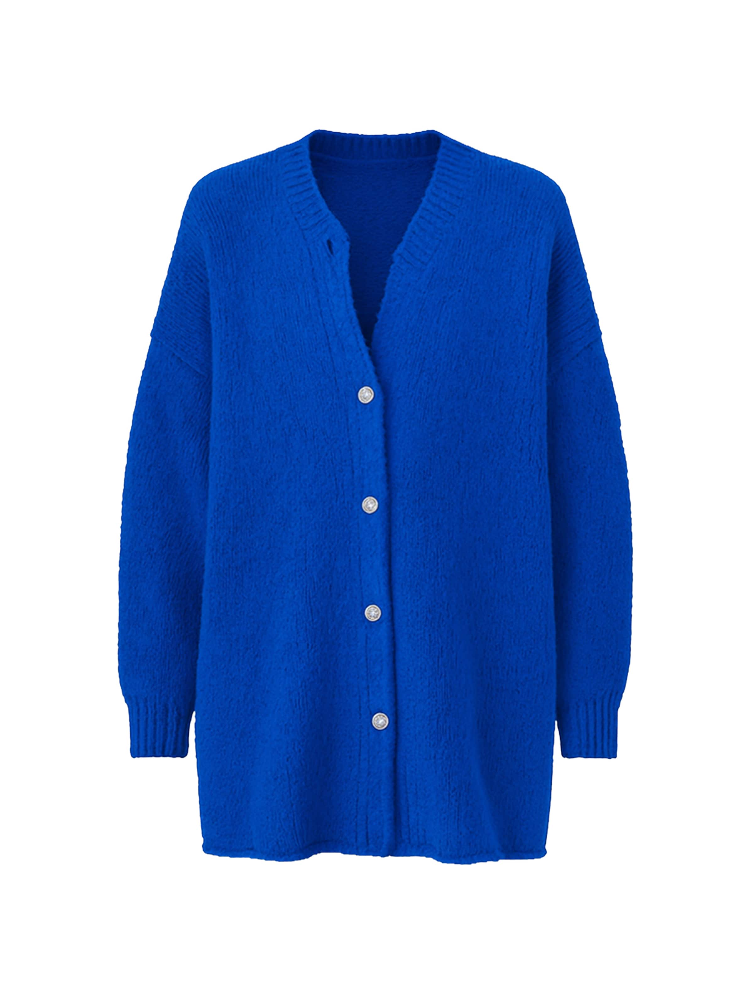 Elara Strickjacke in dunkelblau, Produktansicht