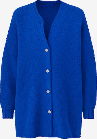 Elara Cardigan i blå: forside
