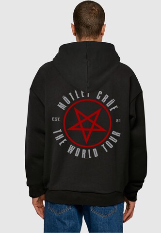 Merchcode Sweatshirt 'Motley Crue - Bolt World Tour' in Schwarz: Vorderseite