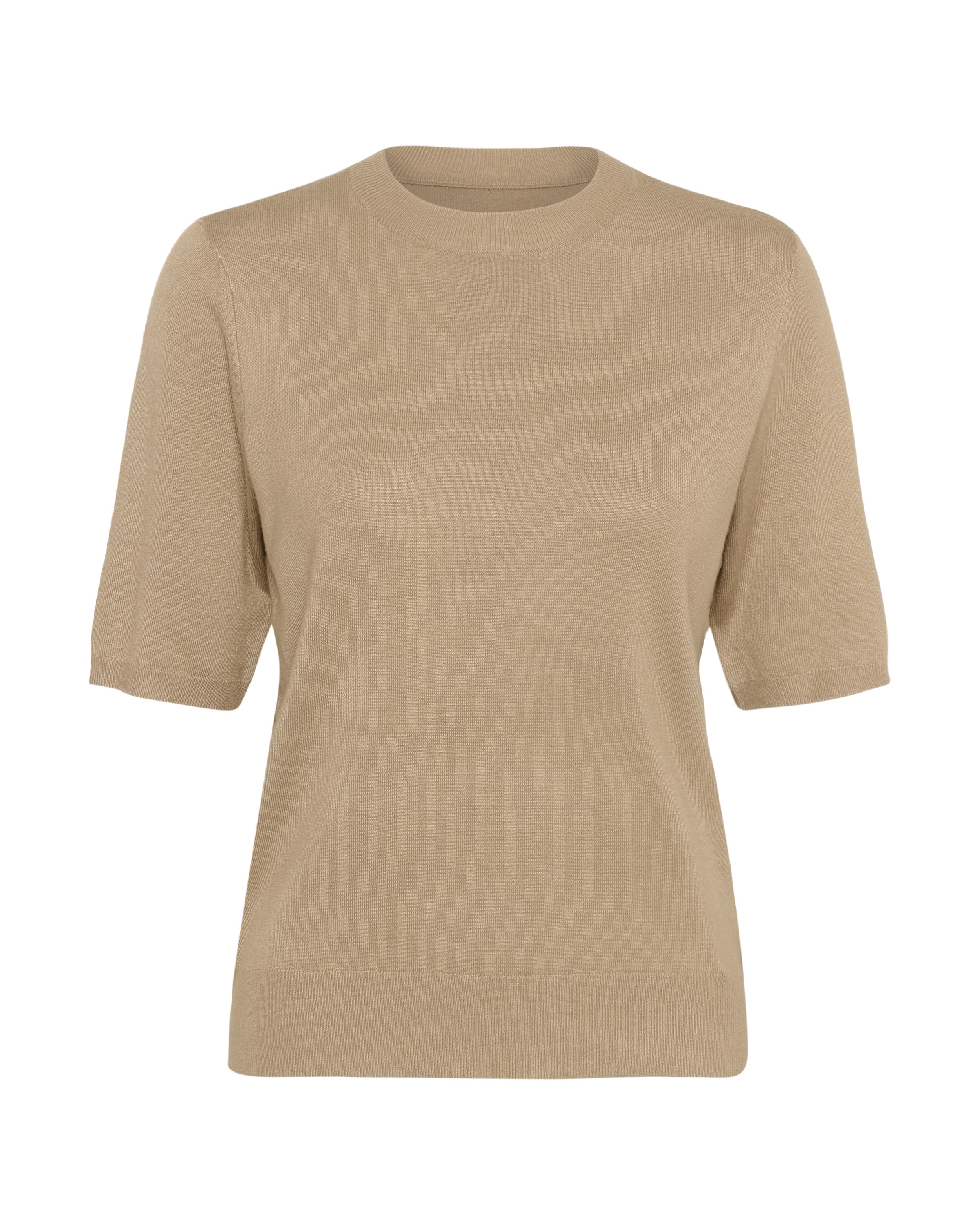 CULTURE - Pullover 'Annemette' em castanho: frente