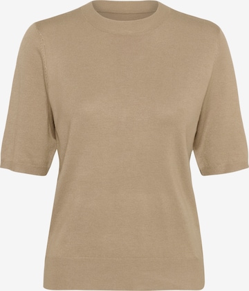 CULTURE - Pullover 'Annemette' em castanho: frente