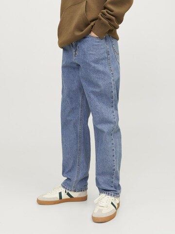 Loosefit Jean 'Chris' Jack & Jones Junior en bleu : devant