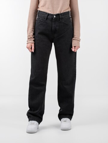 Carhartt WIP Regular Jeans 'Noxon' in Zwart: voorkant