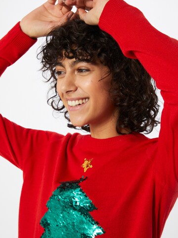 Pull-over 'Xmas' ONLY en rouge