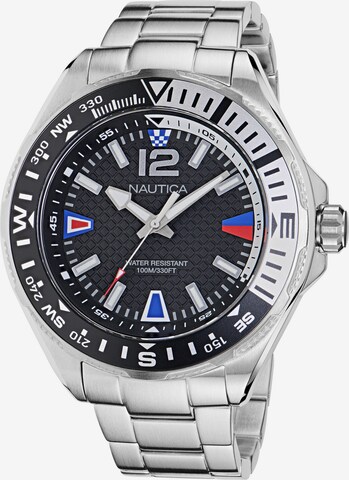 NAUTICA Analoog horloge 'CLEARWATER BEACH' in Zilver