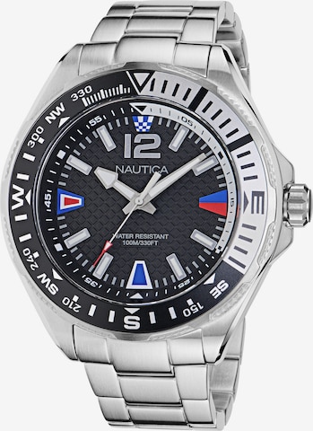 NAUTICA Analog Watch 'CLEARWATER BEACH' in Silver