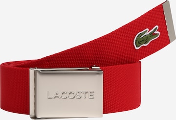 Cintura di LACOSTE in rosso: frontale