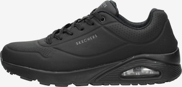 SKECHERS Sneakers laag 'Uno - Stand On Air' in Zwart: voorkant