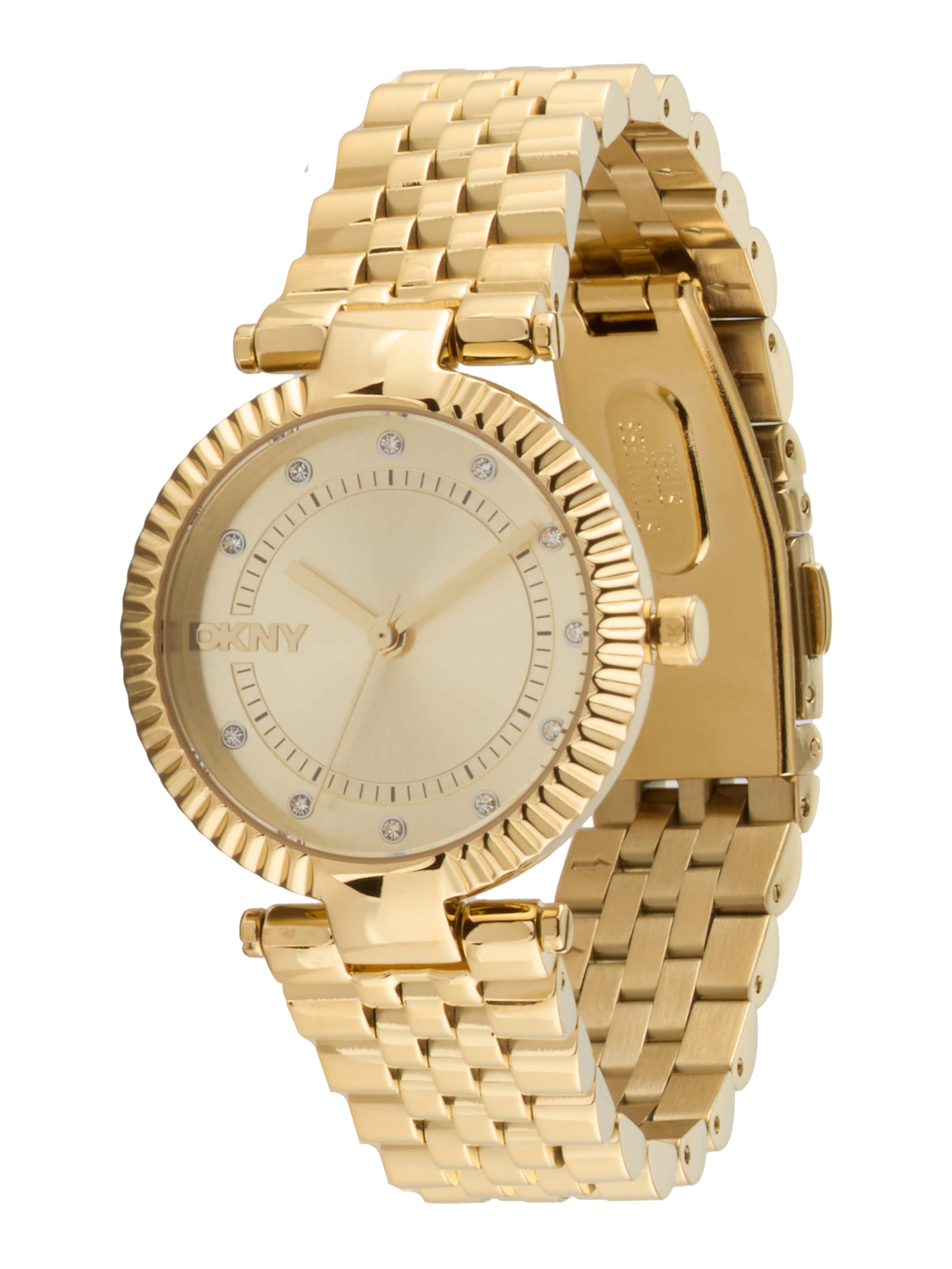 Montre à affichage analogique 'Essential Glitz' DKNY en or : devant