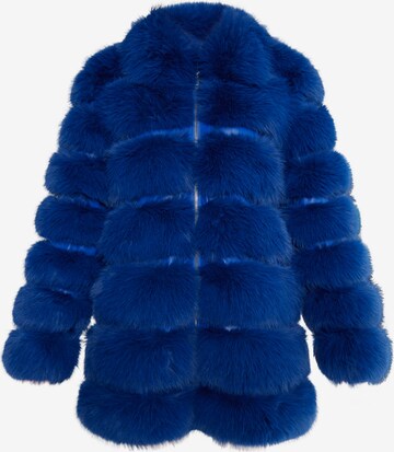 faina Winter Jacket in Blue: front