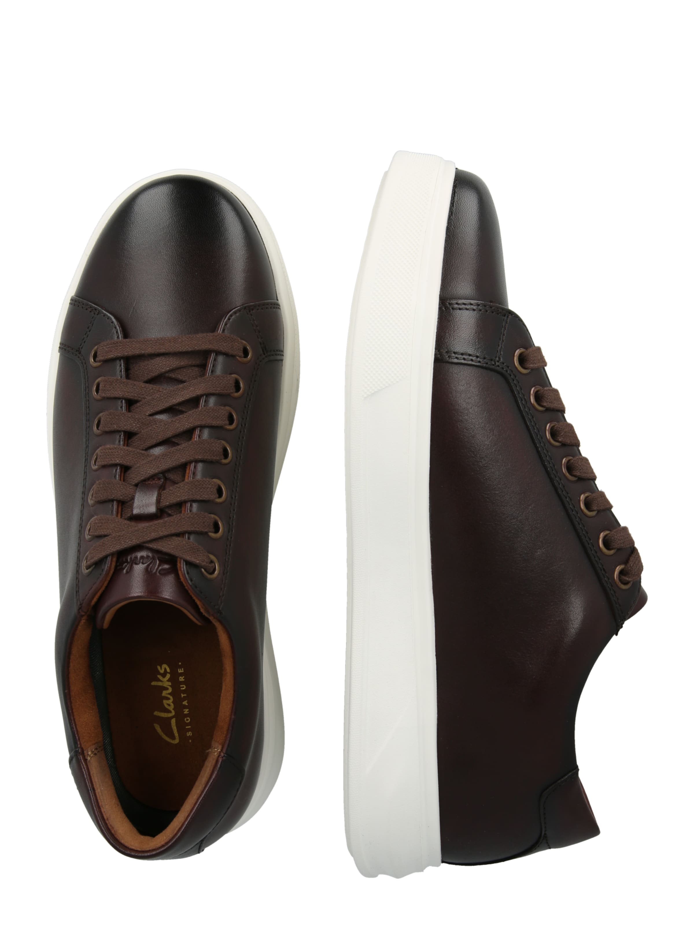 CLARKS Sneaker 'Goswell' in Braun