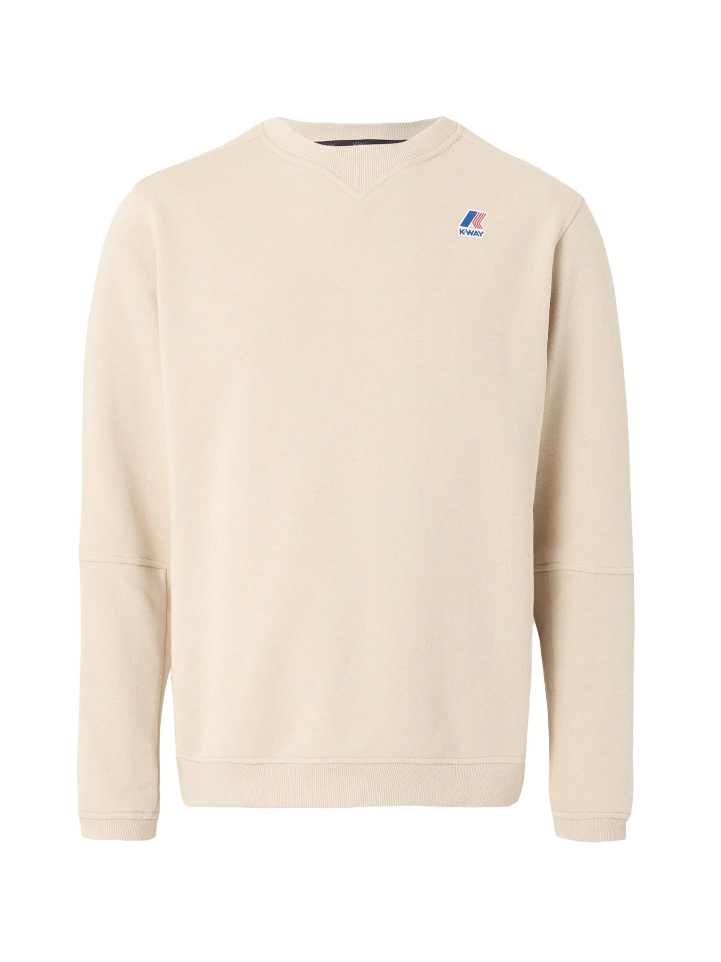 K-Way Sweatshirt 'FELPA NAEL POLY COTTON' in Beige, Item view