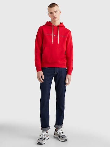 TOMMY HILFIGER Regular fit Μπλούζα φούτερ σε κόκκινο