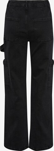 regular Jeans cargo 'JOELLA' di PIECES in nero