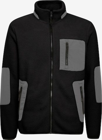 BLEND Fleecejacke 'Bhlauke' in Schwarz: Vorderseite