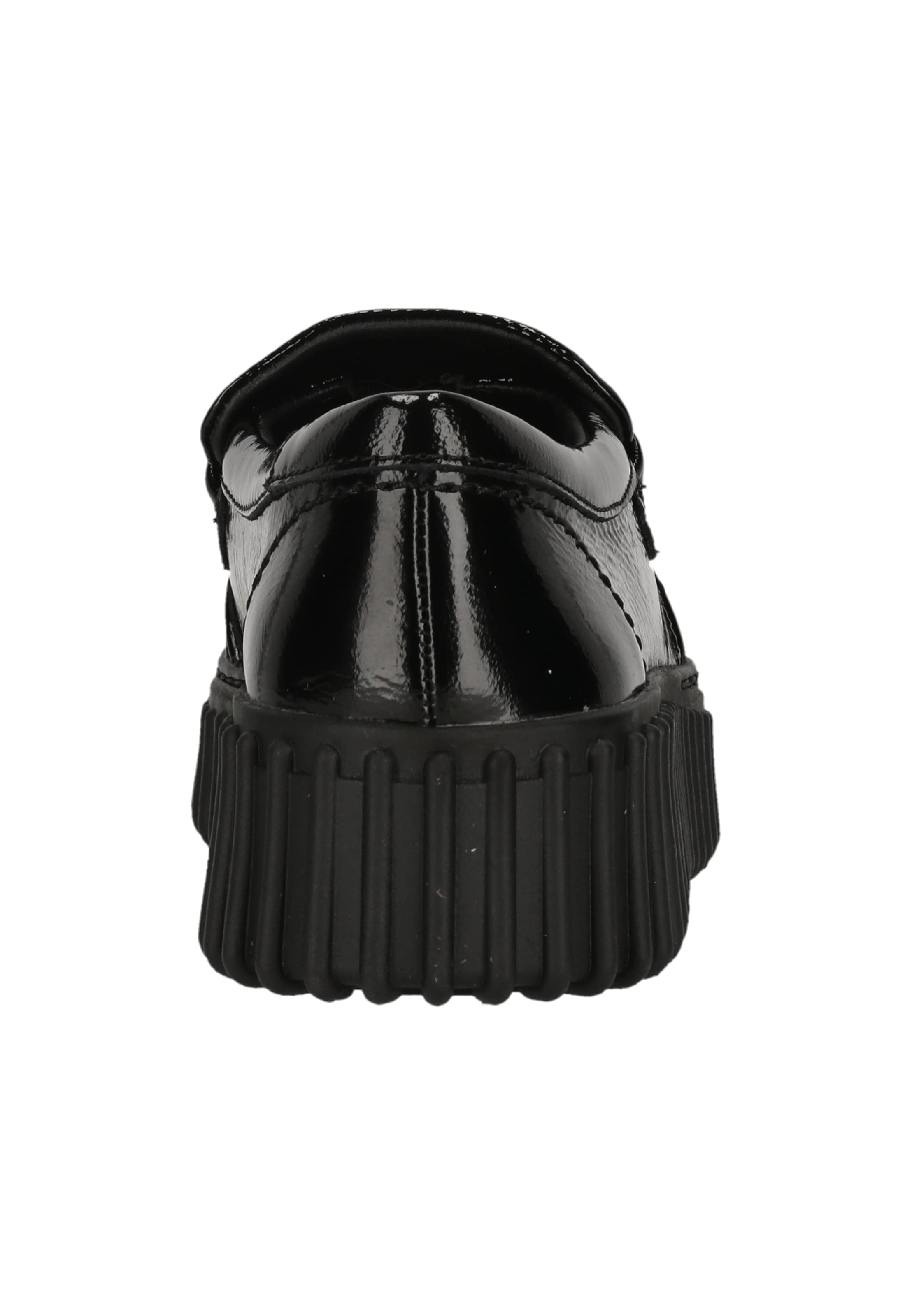 CLARKS Slip-ons 'Torhill Mocc Black Pat' in Black