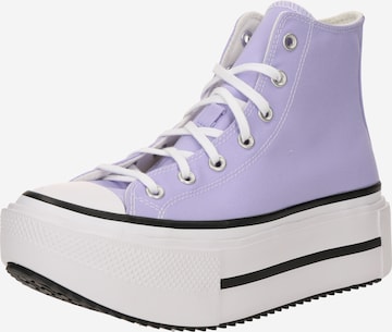 CONVERSEVisoke tenisice 'CTAS LIFT DOUBLE STACK' - ljubičasta boja: prednji dio
