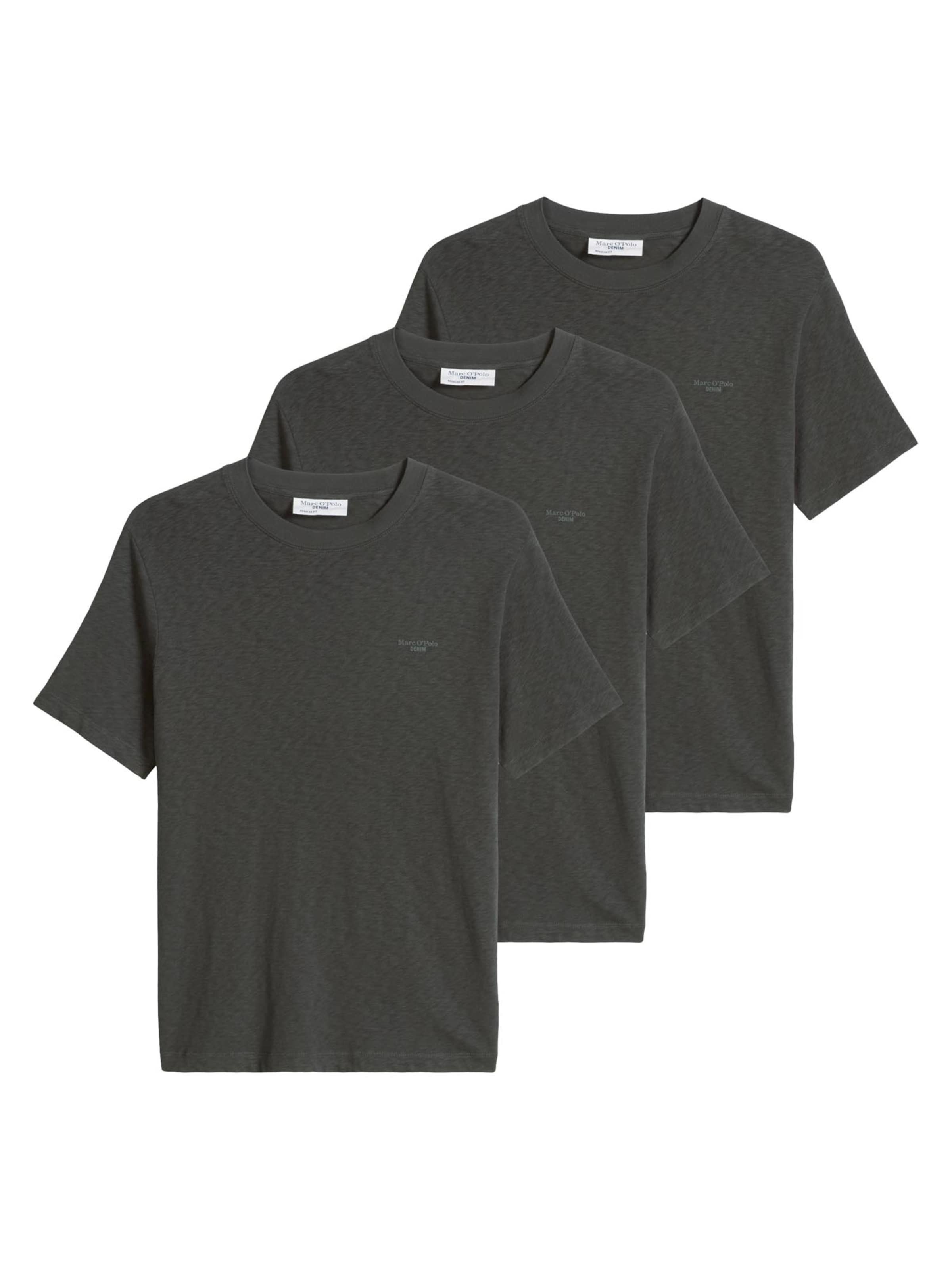 Marc O'Polo DENIM Shirt 'Basic' in Grey: front