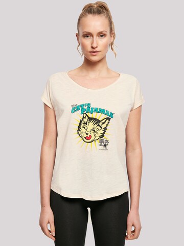 F4NT4STIC Shirt 'Puss N Boots' in Beige: front
