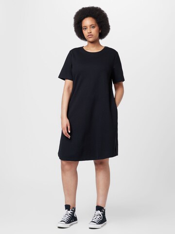 ONLY Carmakoma - Vestido de verano 'CAIA' en negro: frente