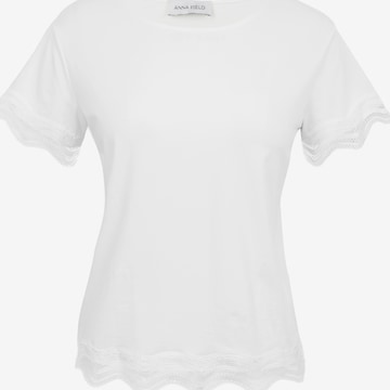 Anna Field T-Shirt in Weiß: Vorderseite