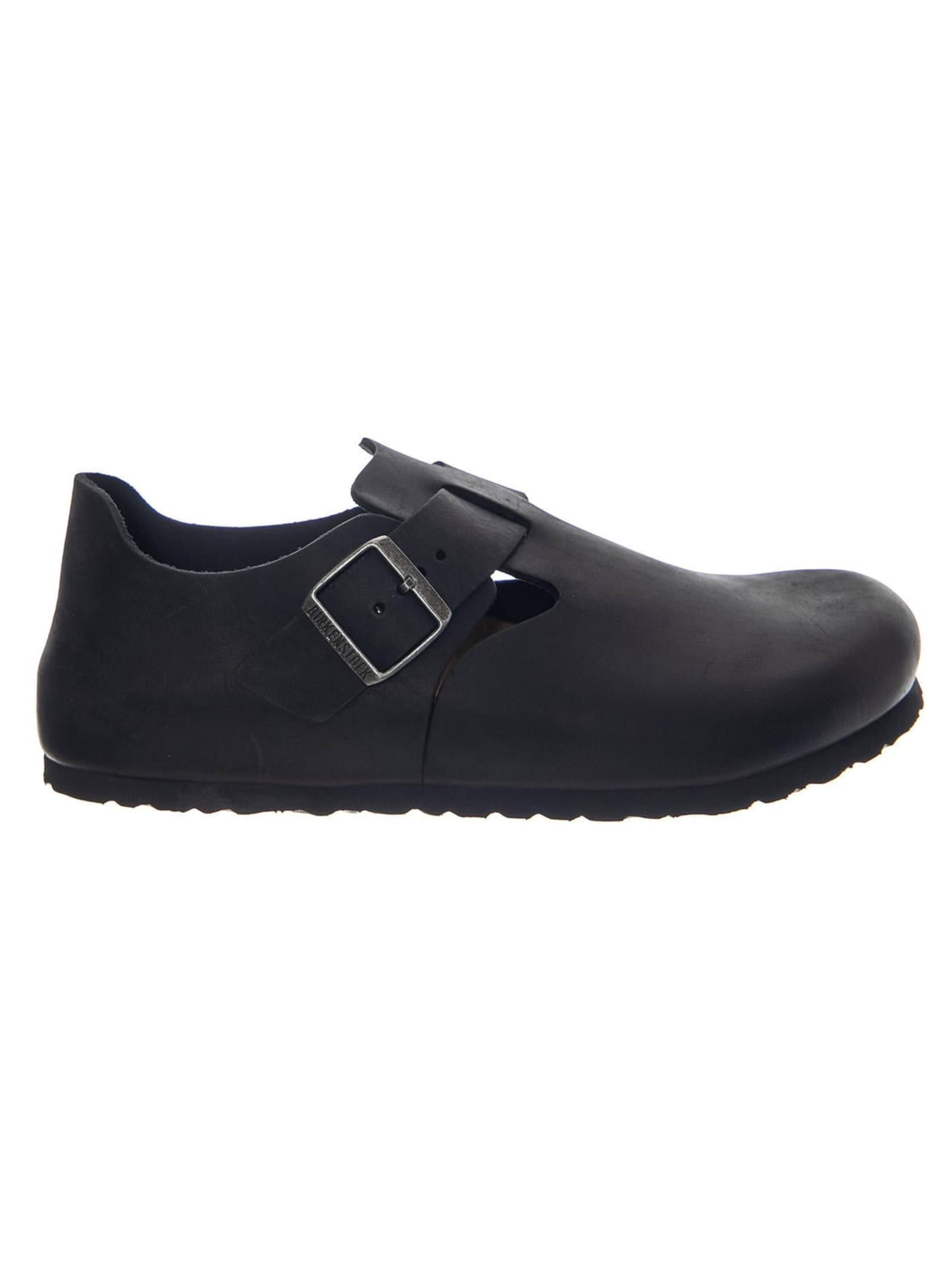 BIRKENSTOCK Mokassin i sort: forside