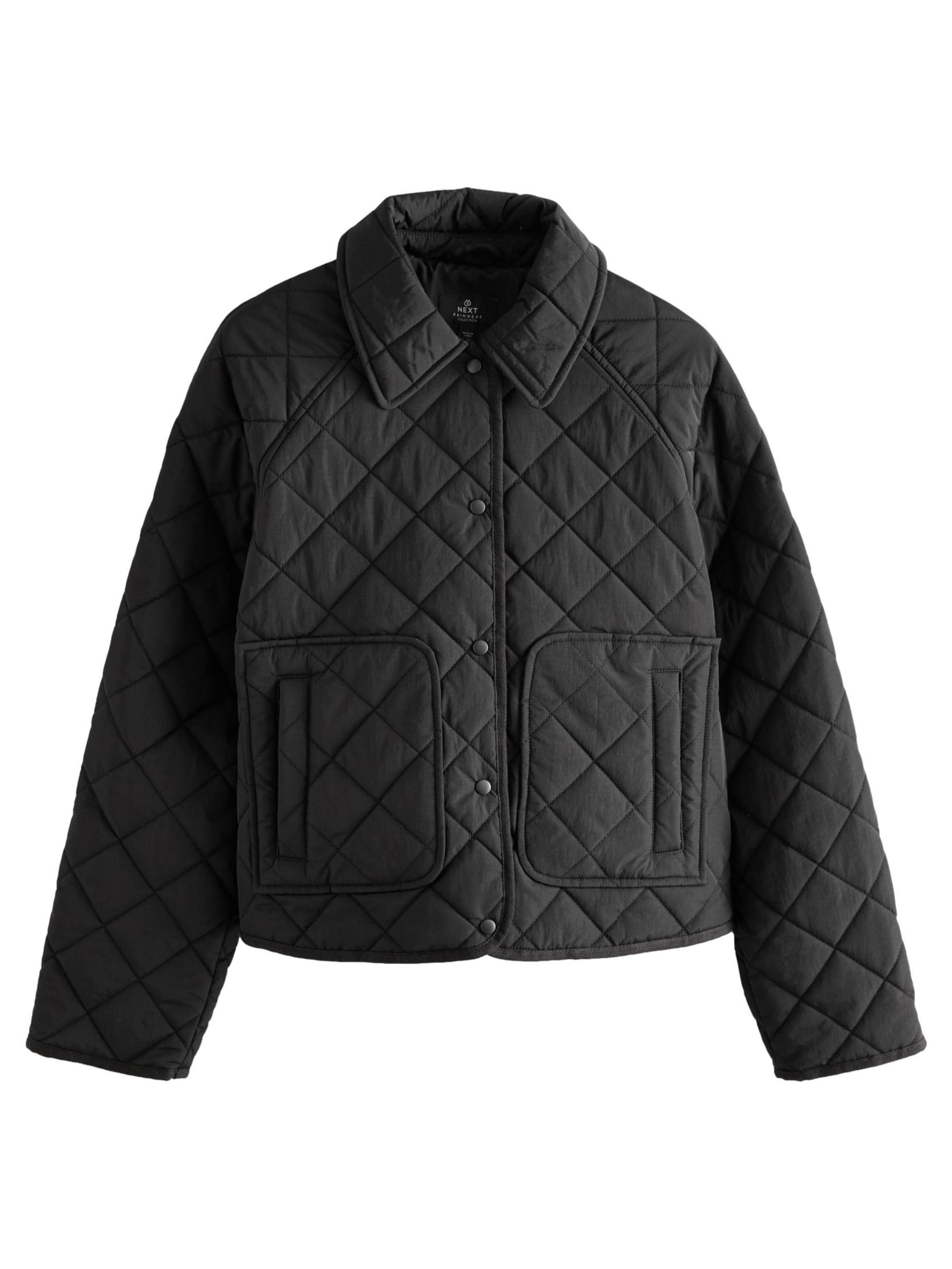 Next Jacke in Schwarz: Vorderseite