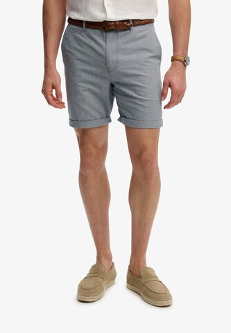 Regular Pantalon chino Superdry & Co en bleu : devant