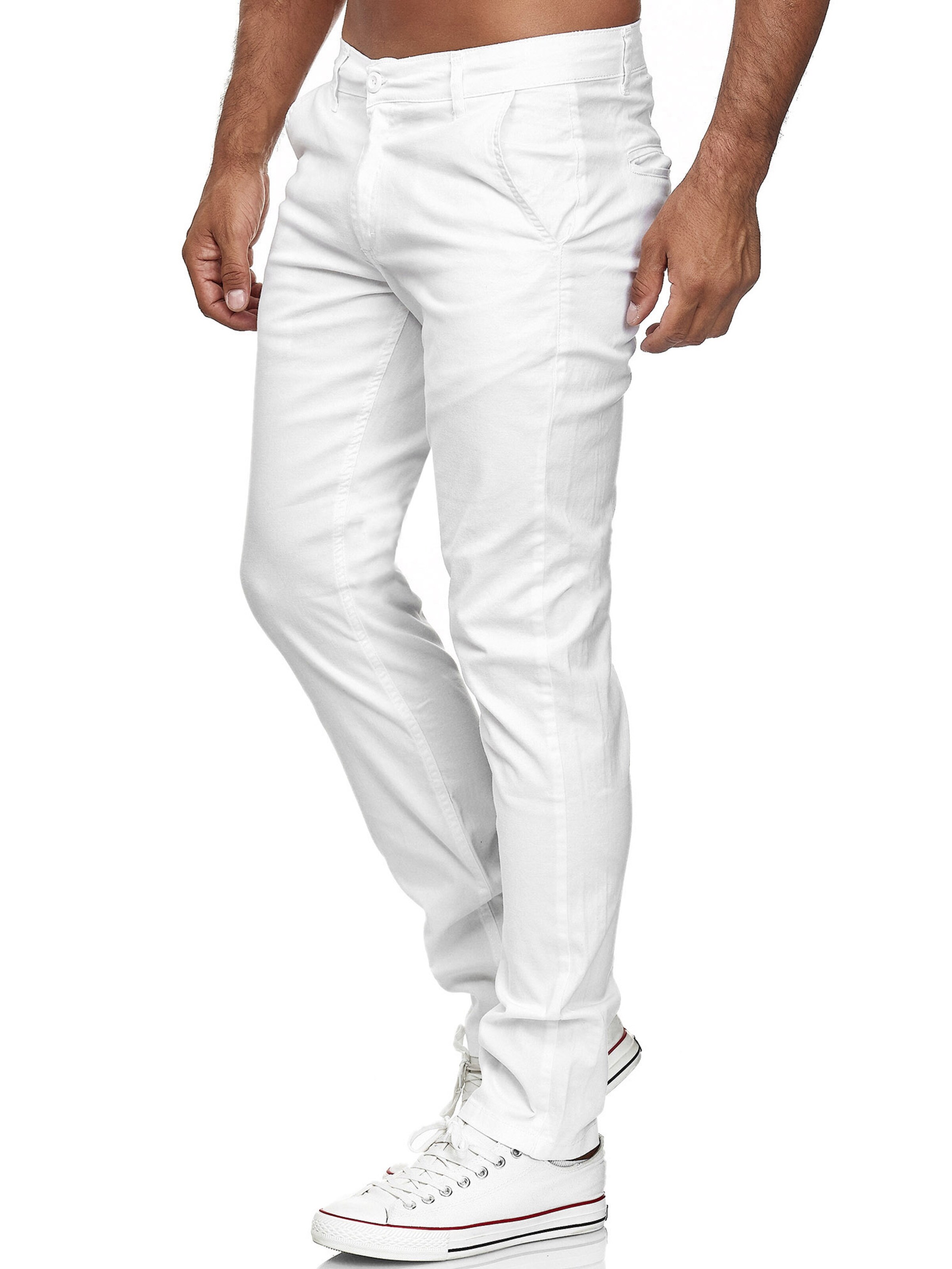 Slimfit Pantaloni chino '19530' di Tazzio in bianco