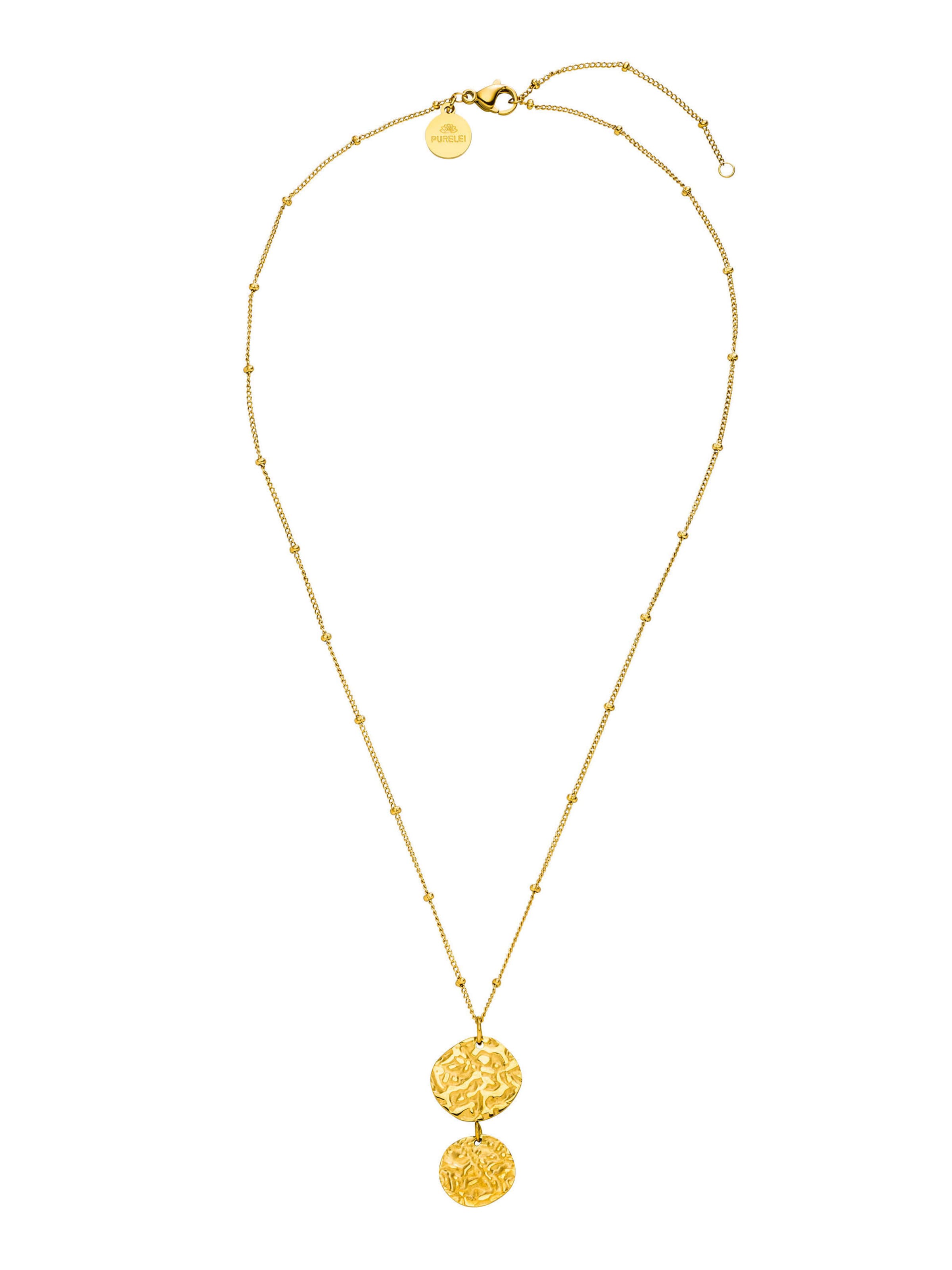 PURELEI Ketting 'Malihini' in Goud: voorkant