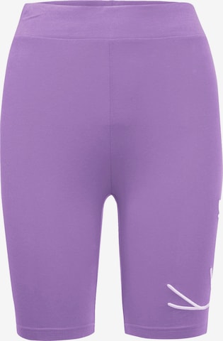 Karl Kani - Skinny Leggings en lila: frente