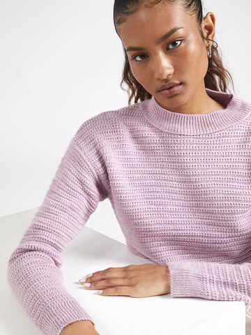 ABOUT YOU Sweater 'Nicola' in Purple