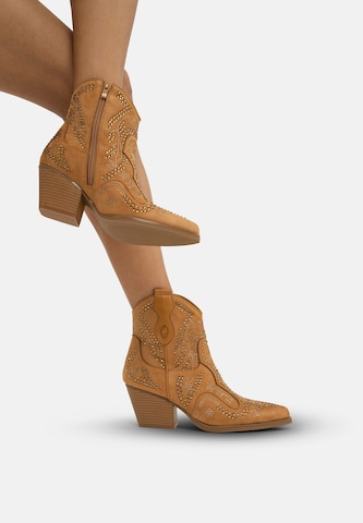 Stivale da cowboy di Salinyang in beige