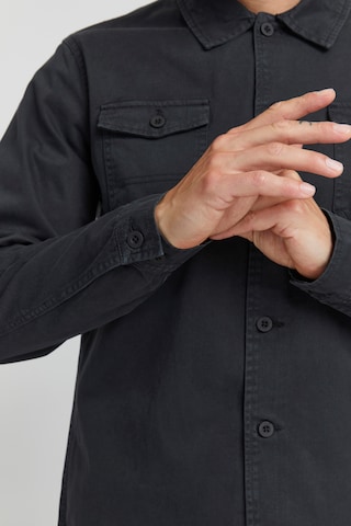 11 Project Regular fit Button Up Shirt 'Johann' in Black