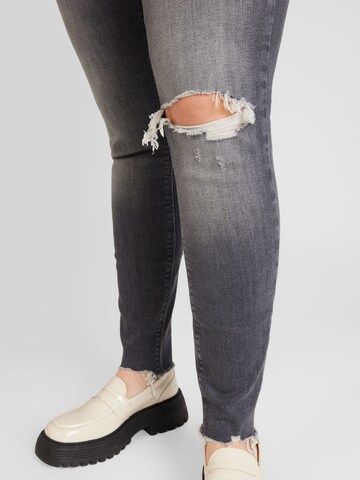 River Island PlusSlimfit Traperice 'MOLLY' - siva boja