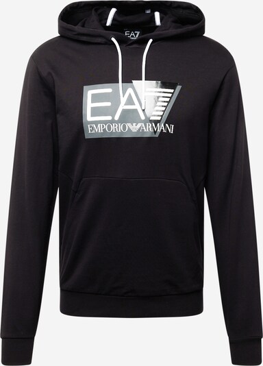 EA7 Emporio Armani Sweatshirt in de kleur Grijs / Zwart / Wit, Productweergave