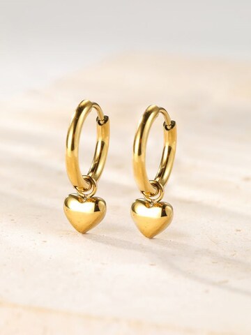 Hey Happiness Earrings 'Heart Beat' in Gold