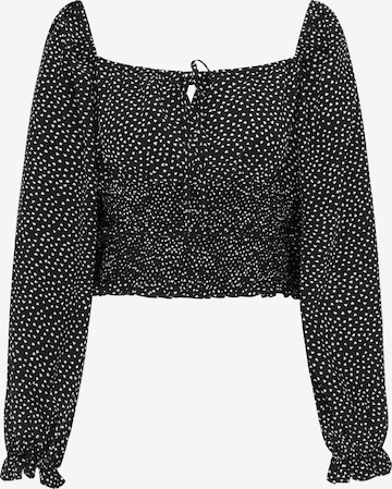 MYMO Blouse in Zwart: voorkant