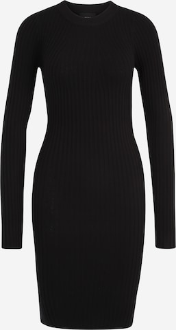 Pieces Tall Úpletové šaty 'CRISTA' – černá: přední strana